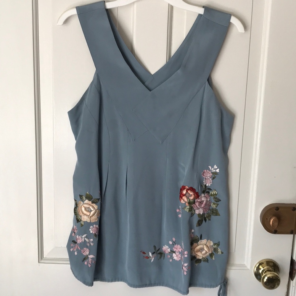 BCBG silk tunic